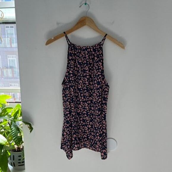 Collective Concepts Blue & Pink Animal Print Tank Size Large - Picture 7 of 7